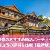 【2026年】愛媛県のおすすめ婚活パーティー8選！松山市の評判を比較