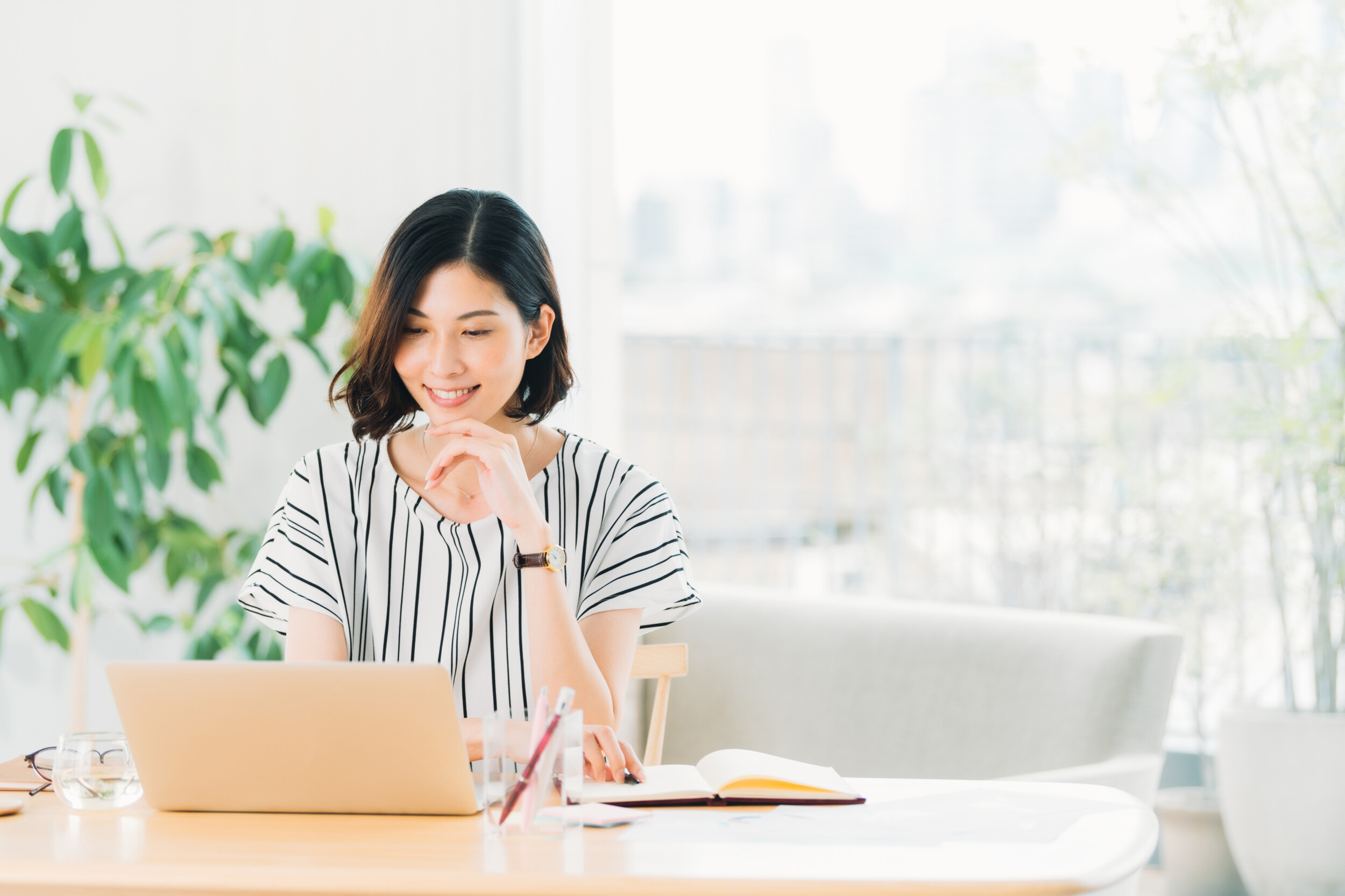 パソコンを利用して